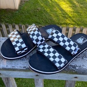 Vans Cayucas Checkerboard Slide Sandal